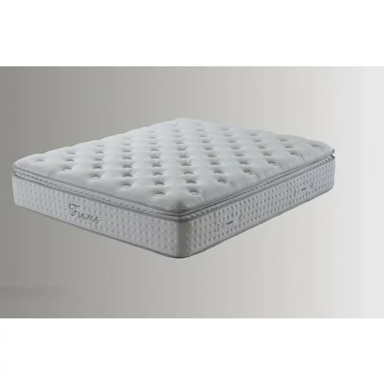 Pat tapițat cu Saltea Gratis,  Boss 180x200 cm crem cu somieră rabatabilă, ladă depozitare picture - 4