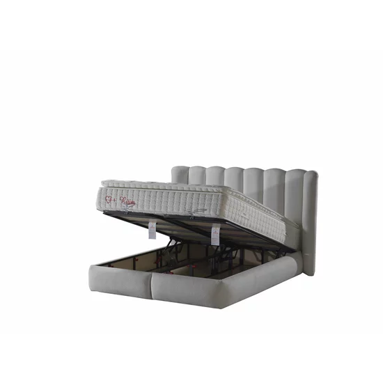 Pat tapițat cu Saltea Gratis,  Disney 160x200 cm crem cu somieră rabatabilă, ladă depozitare picture - 8