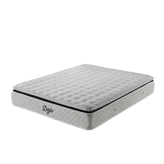 Pat tapițat cu Saltea Gratis,  Dojo 160x200 cm crem cu somieră rabatabilă, ladă depozitare picture - 4