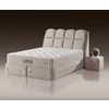 Pat tapițat cu Saltea Gratis,  Hummer 160x200 cm crem cu somieră rabatabilă, ladă depozitare picture - 1