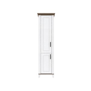 Penar Inchis SKANDI  1D 54X55X220 cm Alb / Stejar Burbon