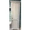 Penar White 2D, dulap vertical cu 2 uși, MDF și PAL melaminat, cornisa decorativă, 76x221x43 cm, frasin alb/pin argintiu picture - 2