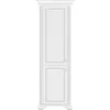 Penar White 2D, dulap vertical cu 2 uși, MDF și PAL melaminat, cornisa decorativă, 76x221x43 cm, frasin alb/pin argintiu picture - 1