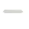 Poliță Idento, design clasic, PAL și MDF, 145x25x9 cm, alb alpin picture - 1