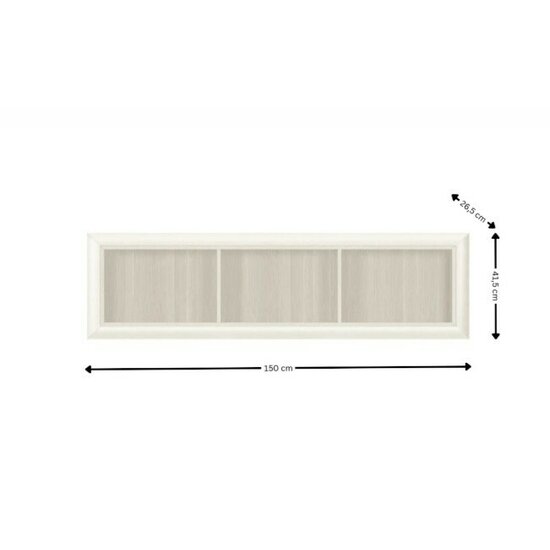 Poliță Koen II Suspendată, PAL Laminat, 150x26.5x41.5 cm, Pin Arizona și Stejar Nava picture - 2