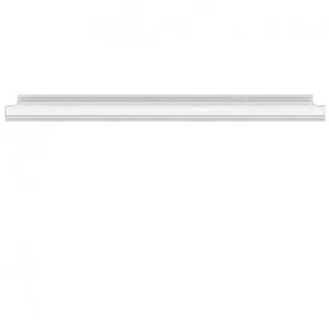 Poliță White 160, design minimalist, PAL melaminat rezistent, perfectă pentru rafturi suspendate, 160 cm, frasin alb/pin argintiu