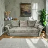 Canapea extensibilă Cora, culoare personalizabila - 230x100 cm, 3 locuri, ladă depozitare, stofă picture - 1