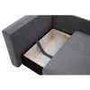 Canapea extensibilă Letto, ladă depozitare și suprafață de dormit 188x80 cm, spumă poliuretanică și arcuri sinusoidale, 148x83x86 cm, personalizabilă picture - 2