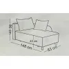 Canapea extensibilă Letto, ladă depozitare și suprafață de dormit 188x80 cm, spumă poliuretanică și arcuri sinusoidale, 148x83x86 cm, personalizabilă picture - 5