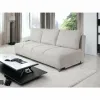 Canapea extensibilă Luna fără brațe, culoare personalizabila - 200x160 cm, structură rezistentă, ladă depozitare picture - 4