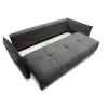 Canapea Vibe, extensibilă cu spațiu de dormit 195x146 cm, structură lemn masiv și PAL, spumă HR și arcuri, stofă kronos 22, 235x104x88 cm, gri picture - 3
