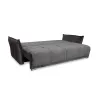 Canapea Vibe, extensibilă cu spațiu de dormit 195x146 cm, structură lemn masiv și PAL, spumă HR și arcuri, stofă kronos 22, 235x104x88 cm, gri picture - 4