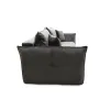 Canapea Vibe, extensibilă cu spațiu de dormit 195x146 cm, structură lemn masiv și PAL, spumă HR și arcuri, stofă kronos 22, 235x104x88 cm, gri picture - 5