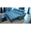 Colțar Monaco extensibil, albastru - 270x180 cm, ladă depozitare, stofă premium picture - 2