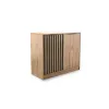 Comodă Bali Lux D2 cu 2 uși, finisaj mat și stil modern, 94x41x82 cm, negru picture - 1