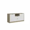 Comodă NEPON KOM2D2S, 2 Uși și 2 Sertare, Design Modern 118 cm picture - 1