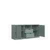 Comodă NEPON KOM2D2S, 2 Uși și 2 Sertare, Design Modern 118 cm picture - 7