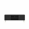Comodă TV PIANO RTV2D, Suport Multimedia cu 2 Uși și Nișă Centrală picture - 2