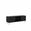 Comodă TV PIANO RTV2D, Suport Multimedia cu 2 Uși și Nișă Centrală picture - 1