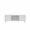 Comodă TV PIANO RTV2D, Suport Multimedia cu 2 Uși și Nișă Centrală picture - 3