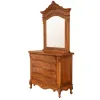 Dormitor Milly complet din lemn masiv paltin, tei, panel și MDF, cu intarsii din furnir de nuc, mahon și cireș picture - 5
