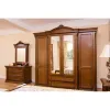 Set dormitor Sonia I, mobilier modular premium + finisaje naturale, lemn masiv fag + MDF furniruit, dimensiuni variabile, nuc picture - 2