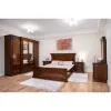 Set dormitor Sonia II, design sculptat manual + funcționalitate ridicată, lemn masiv fag + MDF furniruit, dimensiuni variabile, nuc picture - 1