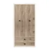 Dulap Koen II Cu 2 Uși, PAL Laminat, 103.5x200.5x56.5 cm, Pin Arizona și Stejar Nava picture - 1