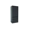 Dulap Idea Artisan, cu polite multiple, structură PAL melaminat + MDF, design modern, 80x210x57 cm, personalizabil picture - 4
