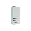 Dulap Idea Artisan, cu polite multiple, structură PAL melaminat + MDF, design modern, 80x210x57 cm, personalizabil picture - 6