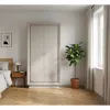 Dulap Largo SZF 2D cu doua usi si bara pentru umerase 106,5x62x204 cm h culoare cashmire picture - 1