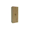 Dulap Simple Sonoma 2D cu sertare, structură PAL melaminat, design modern, 205x80x52 cm, Sonoma picture - 2