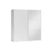 Dulap Vigo PAL Melaminat, Usi Glisante, 200x65x215 cm Alb picture - 2