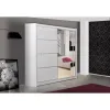 Dulap Vista cu feronerie Hafele și ghidaje aluminiu, pal melaminat, 180x61x215 cm, alb picture - 1