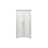 Dulap White 2D, 2 uși, MDF frezat și PAL melaminat, 126x63.5x221 cm, frasin alb și pin argintiu picture - 1
