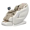Fotoliu masaj alb cu functie vocala, încălzire, bluetooth, 8 programe automate, airbag corp complet, LED touch, Șină SL lungă picture - 2