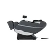Fotoliu masaj gravitație zero gri, încălzire, bluetooth, role picioare, airbag corp complet, LED touch picture - 4