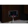 Fotoliu masaj gri cu încălzire, bluetooth role 3D, airbag corp complet, LED touch, Șină SL-TRACK picture - 7