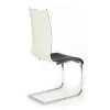 Scaun K104, design elegant și spătar înalt, cadru metalic, 42x58x99 cm, negru picture - 2