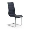Scaun K104, design elegant și spătar înalt, cadru metalic, 42x58x99 cm, negru picture - 1