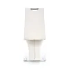 Scaun K188, design ergonomic, cadru metalic + tapițerie ecopiele, 45x58x99 cm, alb picture - 5
