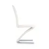 Scaun K188, design ergonomic, cadru metalic + tapițerie ecopiele, 45x58x99 cm, alb picture - 3