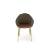 Scaun K304, șezut ergonomic și formă modernă, material textil, 62x59x81 cm, gri picture - 2