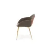 Scaun K304, șezut ergonomic și formă modernă, material textil, 62x59x81 cm, gri picture - 3