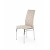 Scaun K309, design modern și șezut confortabil, material textil, 43x57x97 cm, bej picture - 1