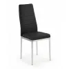 Scaun K70C, cadru cromat și șezut moale, oțel cromat și piele ecologică, 43x49x97 cm, negru picture - 1
