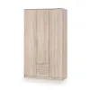 Dulap Lima S3, compartimentare eficientă, PAL laminat, 120x52x205 cm, Sonoma picture - 1