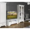 Set living Idento 3 alb alpin, vitrină, comodă TV, dulap 1 ușă, stil clasic, 210x99,5x44 cm, PAL picture - 1