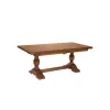 Masă Diana extensibilă, design clasic cu sculpturi manuale, lemn masiv și MDF, 200/278x100x80 cm, culoare personalizabilă picture - 1