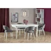 Masă Florian extensibilă, design modern, blat MDF, structură PAL laminat, 160-228x90x78 cm, alb picture - 1